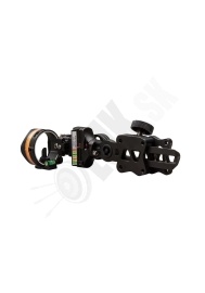 Jednopinový zameriavač na kladkový luk APEX GEAR COVERT micro Versa 1 pin  + light + extension (4514)